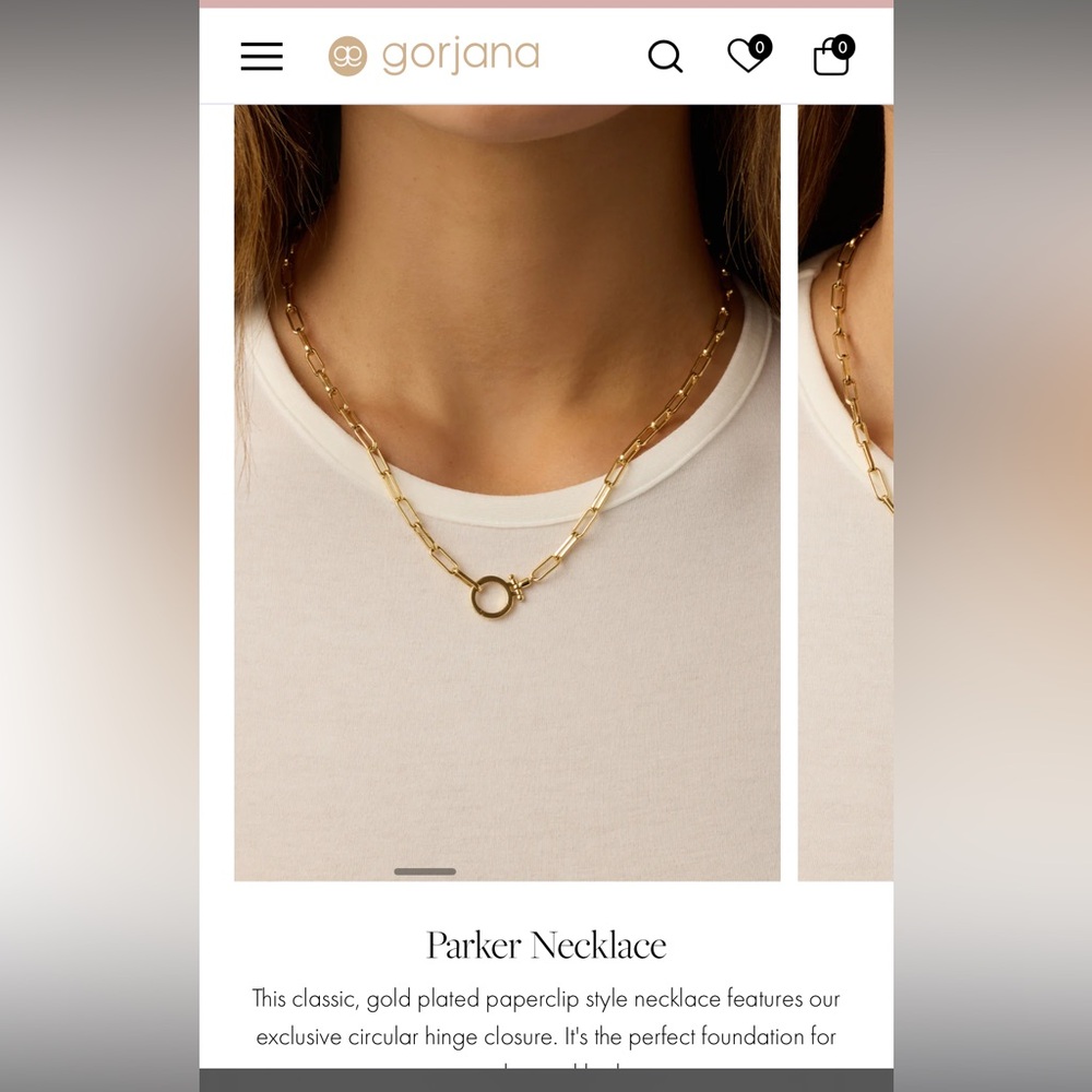 Gorjana Gold Chain Necklace - Picture 4 of 5